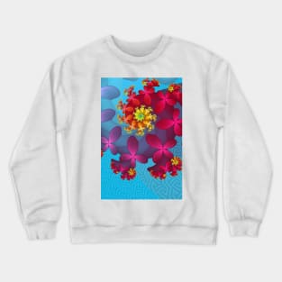 Colourful Flower Bouquet Abstract Crewneck Sweatshirt